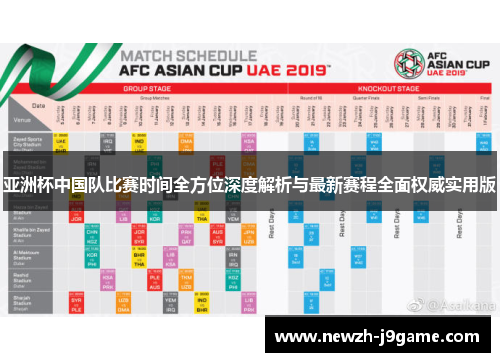亚洲杯中国队比赛时间全方位深度解析与最新赛程全面权威实用版 亚洲杯中国队比赛时间全方位深度解析与最新赛程全面权威实用版